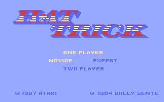 Hat Trick (Atari 7800) screenshot: Title screen