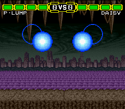 Doomsday Warrior (SNES) screenshot: Teleporting into match