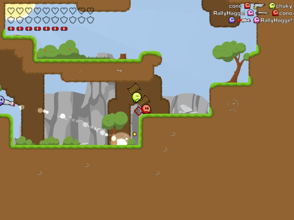 Screenshot of Teeworlds (Windows, 2007) - MobyGames