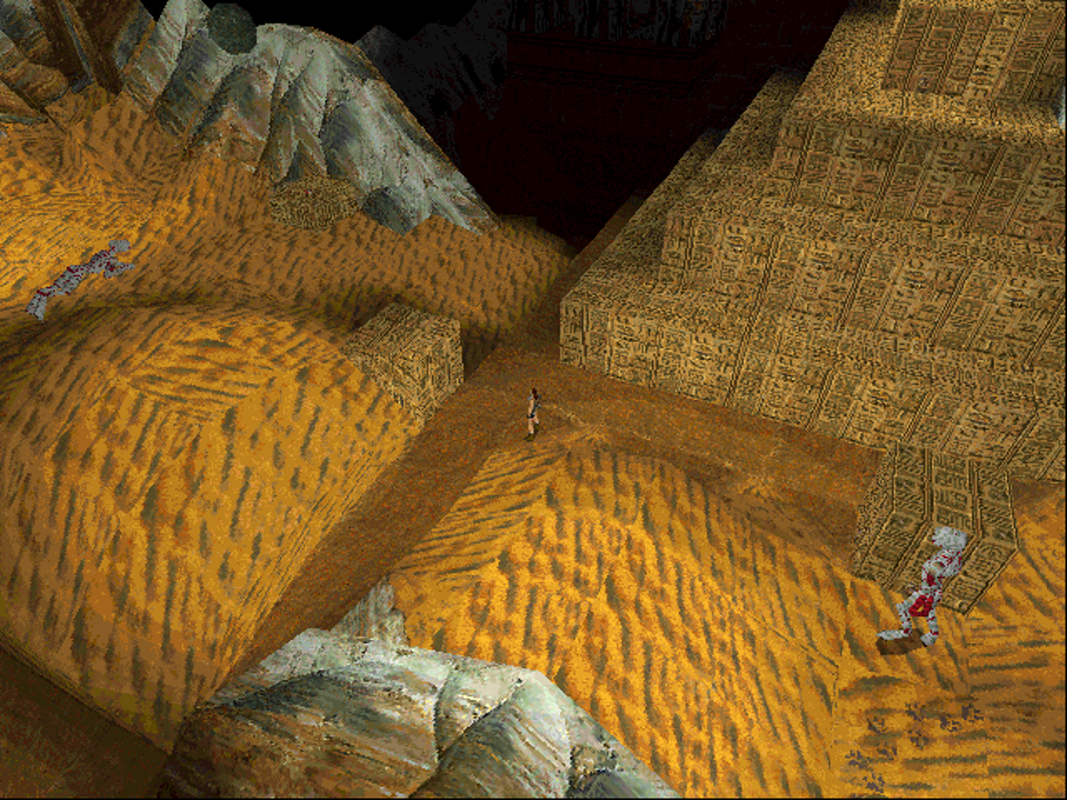 Tomb Raider: Gold (DOS) screenshot: Tiny Lara