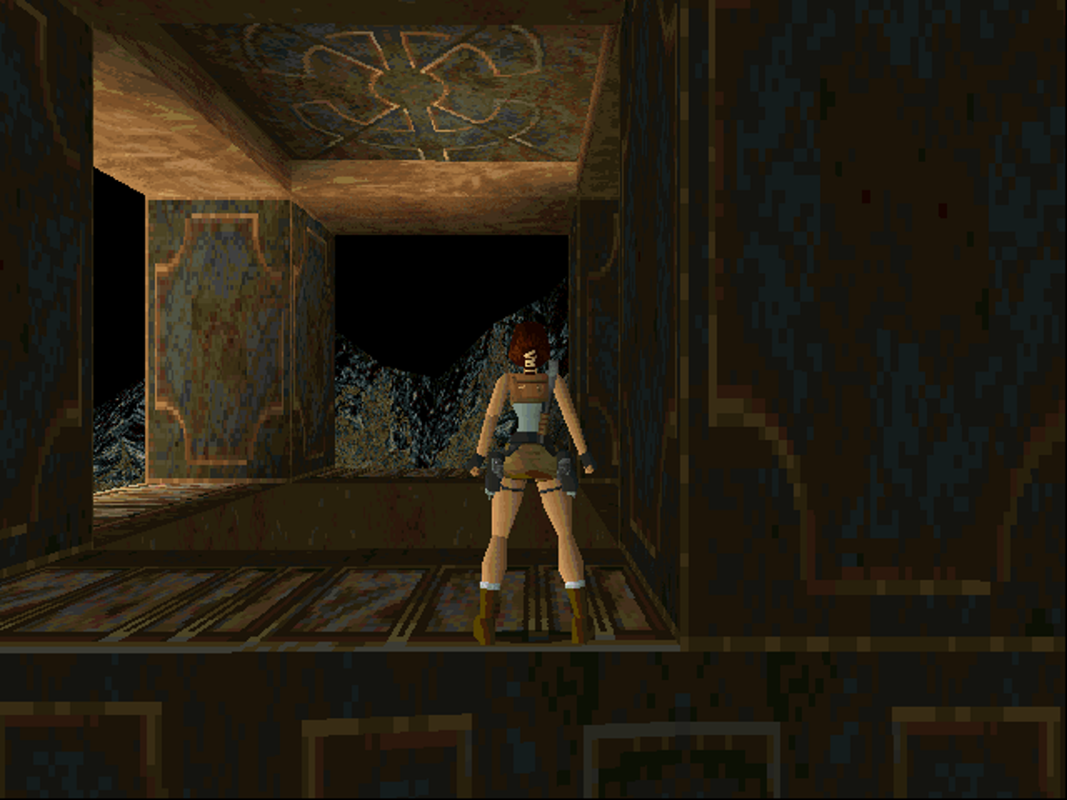 Tomb Raider: Gold (DOS) screenshot: Atlantis at last
