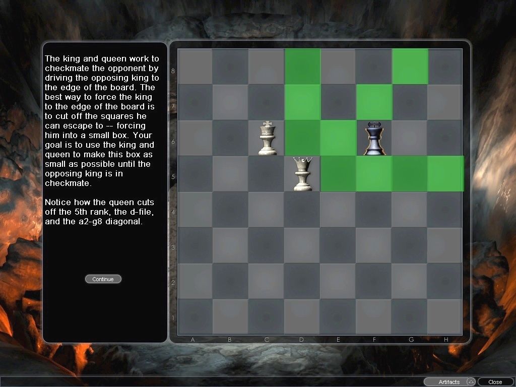 Hoyle Majestic Chess (Windows) screenshot: In-Game Tutorial