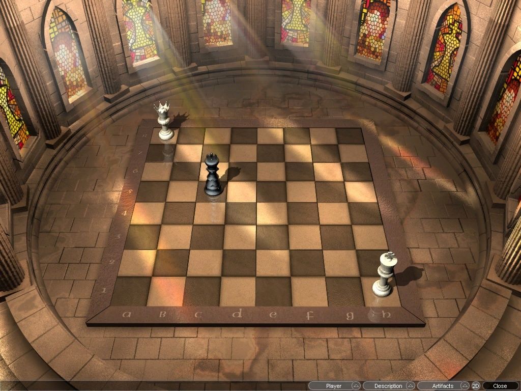 Hoyle Majestic Chess (Windows) screenshot: Can you pass the trial?
