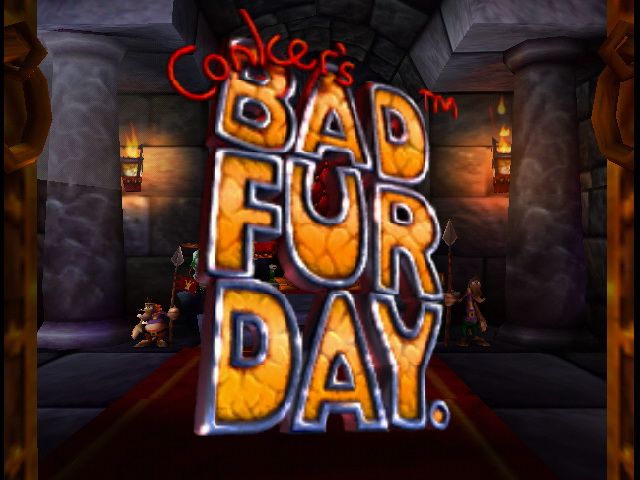 Conker's Bad Fur Day (Nintendo 64) screenshot: Title screen