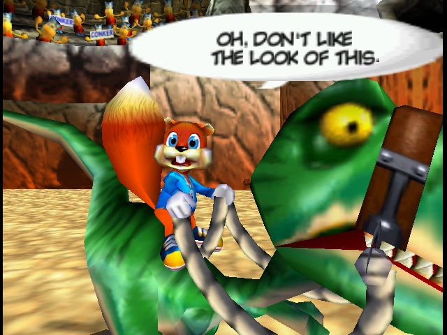 Screenshot Of Conkers Bad Fur Day Nintendo 64 2001 Mobygames