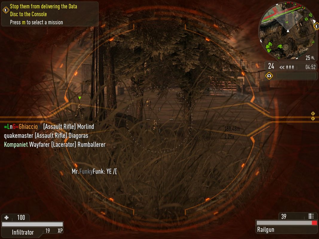 Enemy Territory: Quake Wars (Windows) screenshot: Sniping some GDF members