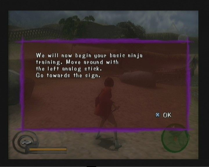 Red Ninja: End of Honor (PlayStation 2) screenshot: Tutorial