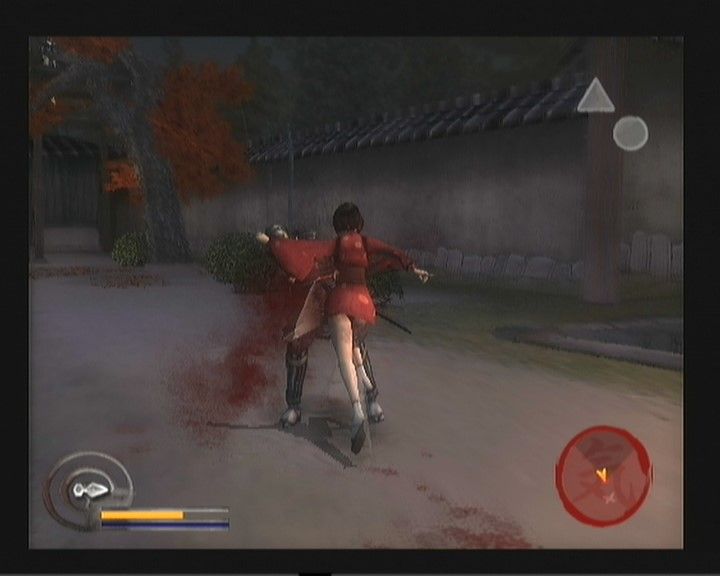 Red Ninja: End of Honor (PlayStation 2) screenshot: Slash SLAAASH