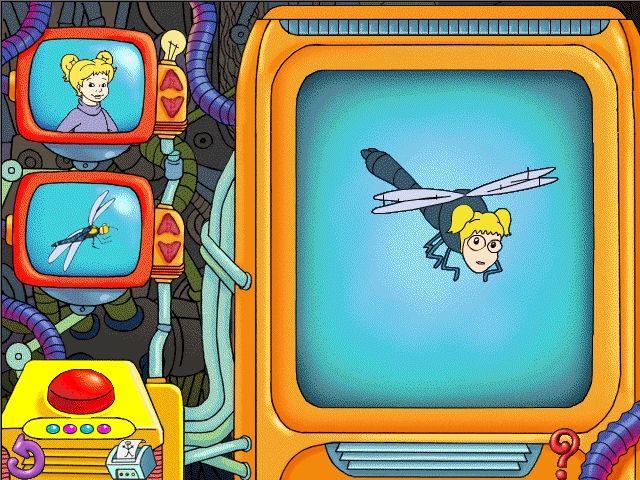Scholastic's The Magic School Bus Explores Bugs (Windows) screenshot: ...morphing machine!