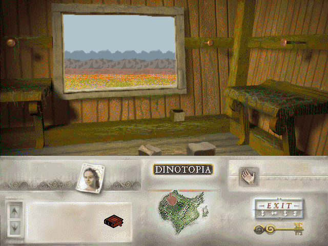 Dinotopia (DOS) screenshot: Traveling