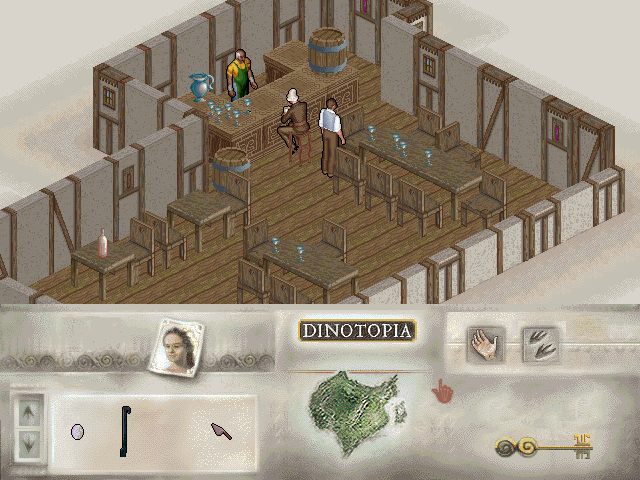 Dinotopia (DOS) screenshot: Tavern