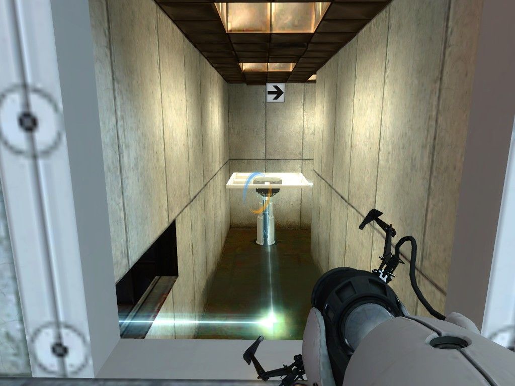 Portal (Windows) screenshot: Here you jump on the platforms.