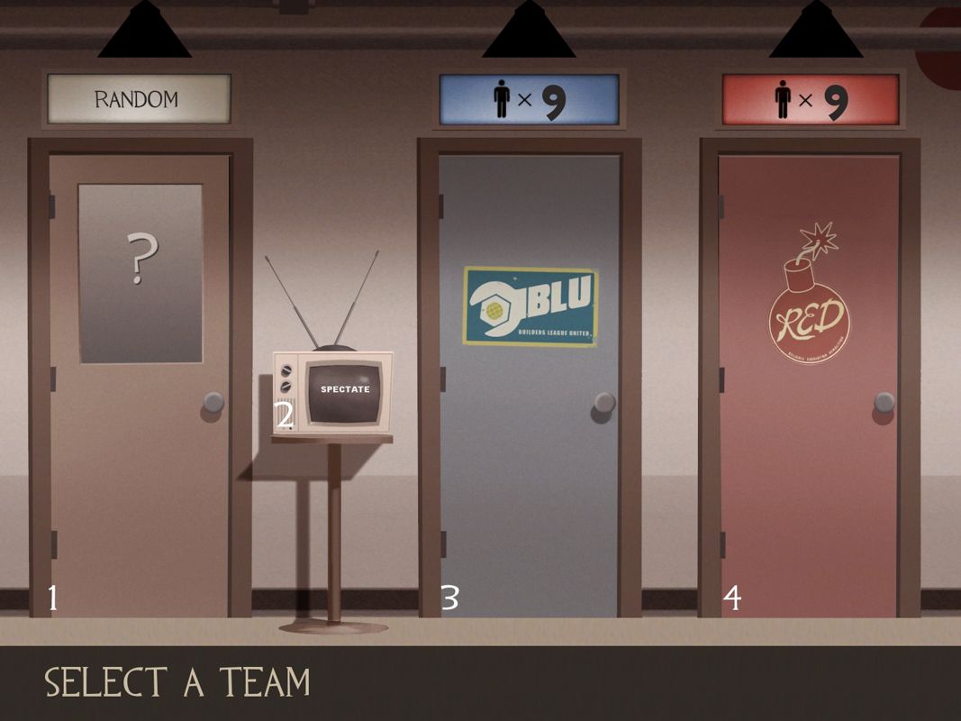 Team Fortress 2 (Windows) screenshot: Choose your team.