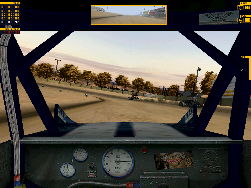 Dirt Track Racing: Sprint Cars (Windows) screenshot: GO!