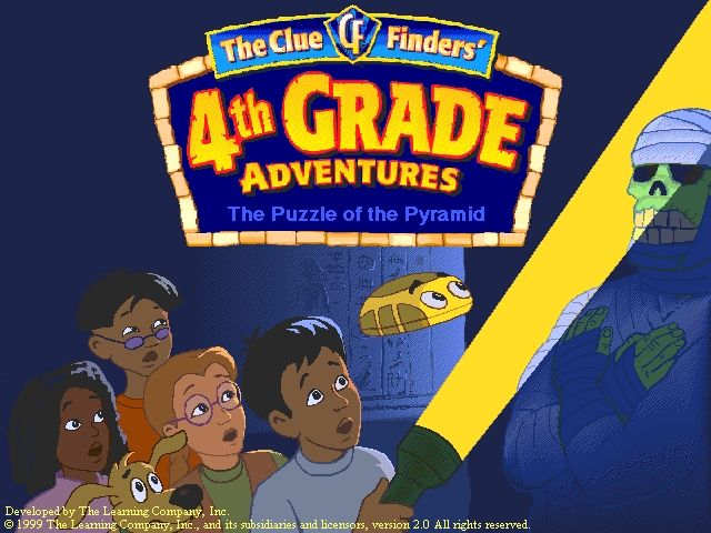 The ClueFinders: 4th Grade Adventures (Windows) screenshot: Title screen