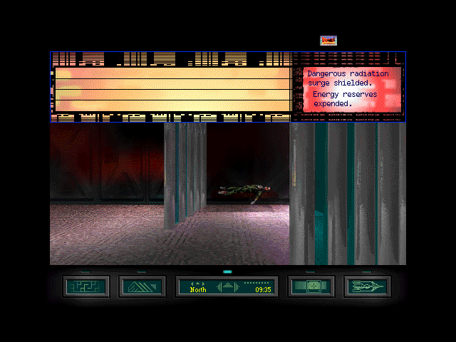 Ray Bradbury's The Martian Chronicles Adventure Game (Windows 3.x) screenshot: Radioactive area