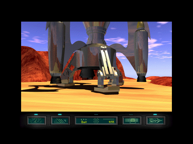 Ray Bradbury's The Martian Chronicles Adventure Game (Windows 3.x) screenshot: Space rocket