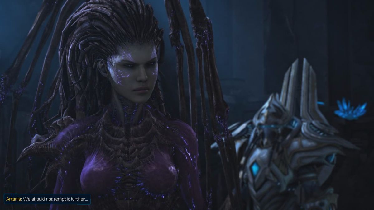 StarCraft II: Legacy of the Void (Windows) screenshot: Kerrigan and Artanis joining forces