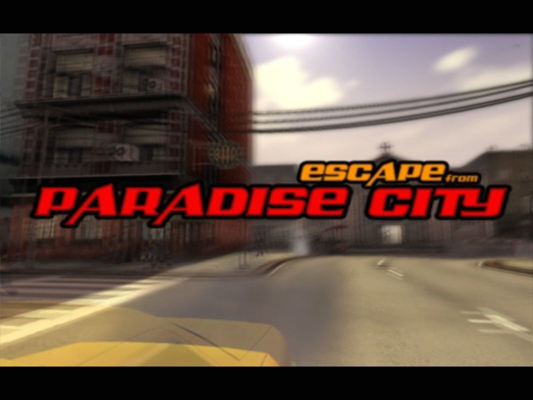 Escape from Paradise City (Windows) screenshot: Title (Intro)