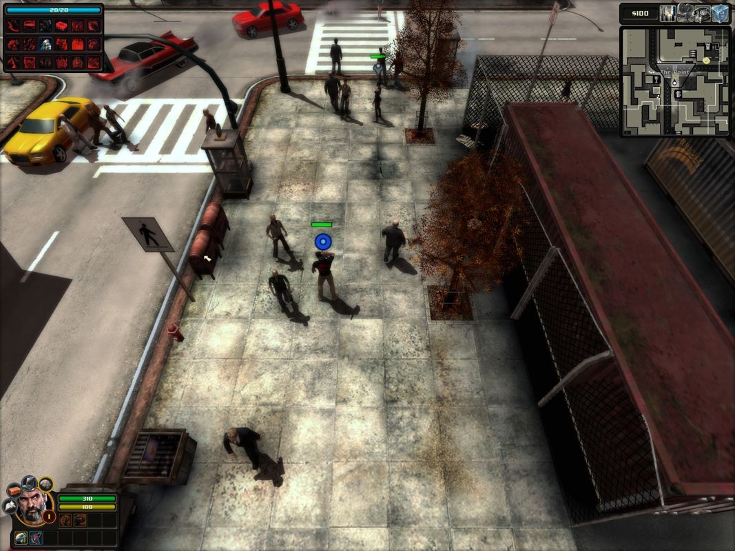 Escape from Paradise City (Windows) screenshot: Porter is ready for some action.