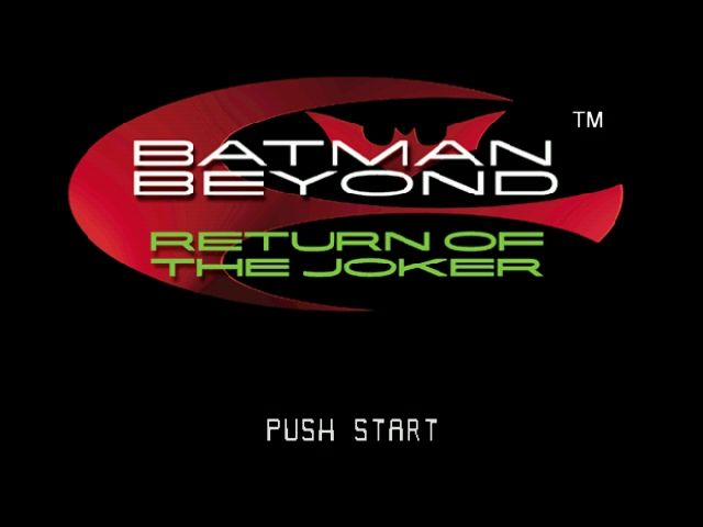 Batman Beyond: Return of the Joker (Nintendo 64) screenshot: Title screen