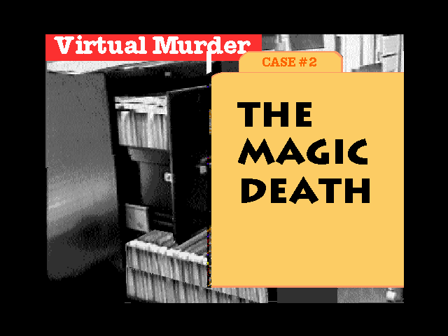 The Magic Death: Virtual Murder 2 (Windows 3.x) screenshot: Title screen