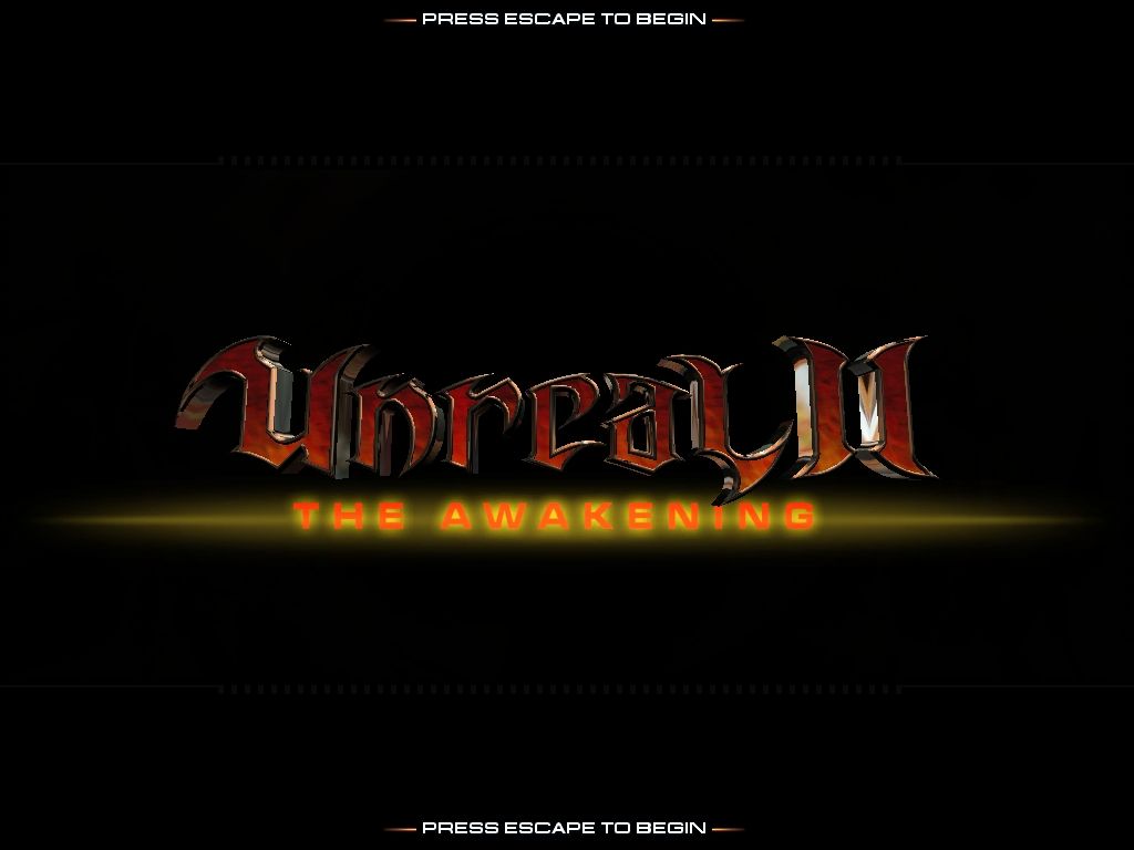Unreal II: The Awakening (Windows) screenshot: Title screen