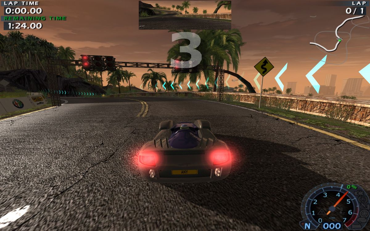 World Racing 2 (Windows) screenshot: Third person camera