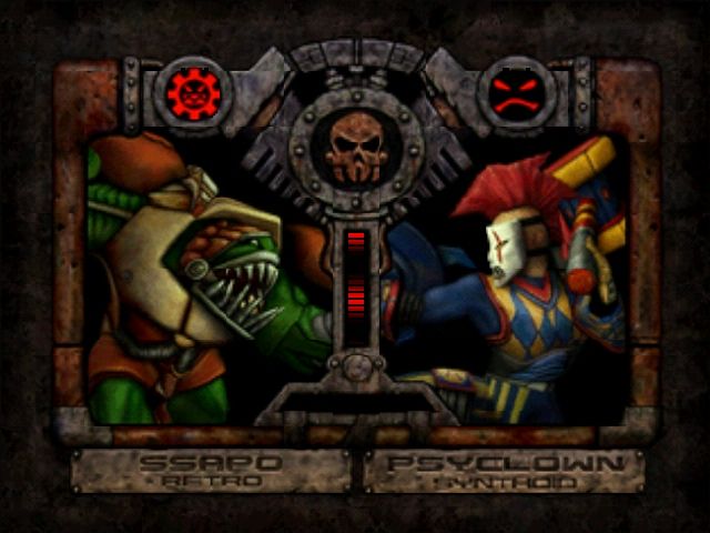 Bio Freaks (Nintendo 64) screenshot: Ssapo vs Psyclown screen