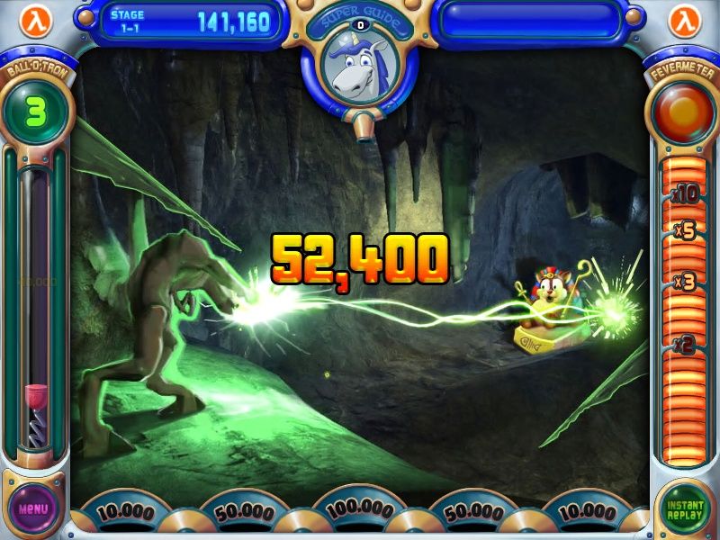Peggle: Extreme (Windows) screenshot: Not many bonus points for that stage.
