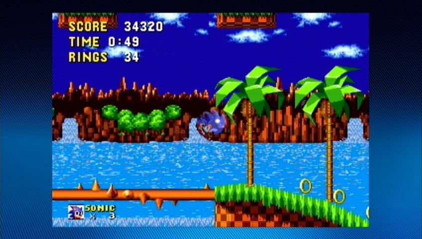 Sonic the Hedgehog (Xbox 360) screenshot: Be wary of the rotating spikes on the floor.