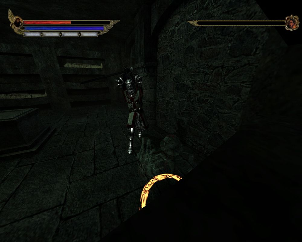 Knights of the Temple: Infernal Crusade (Windows) screenshot: Ghosts can be killed too.
