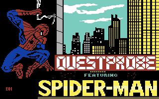 Spider-Man (Commodore 64) screenshot: Title screen