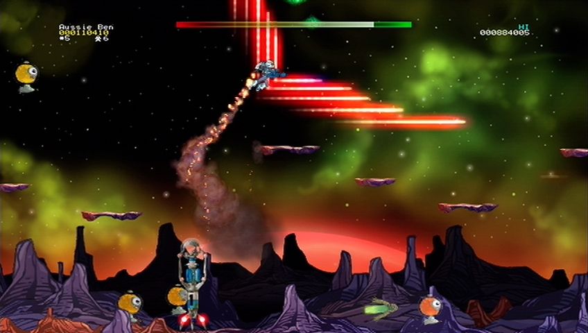 Screenshot of Jetpac Refuelled (Xbox 360, 2007) - MobyGames