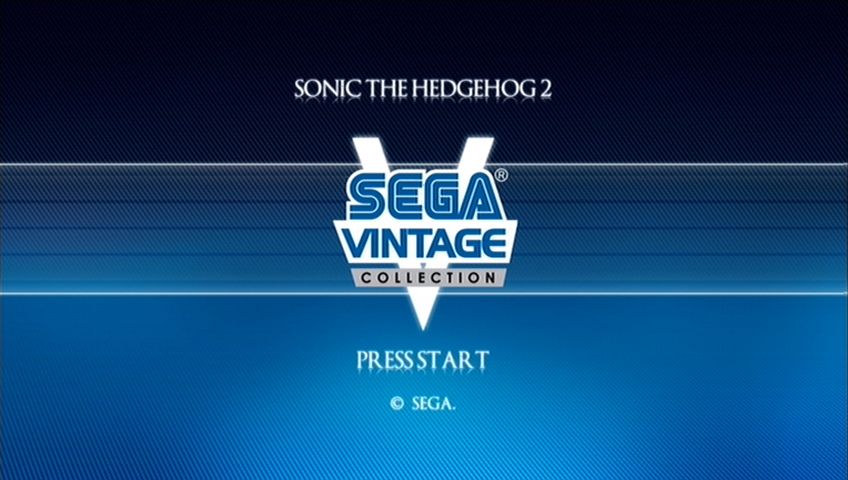 Sonic the Hedgehog 2 (Xbox 360) screenshot: Title screen