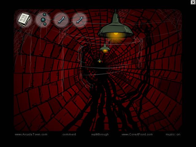 Covert Front: Episode Two - Station on the Horizon (Windows) screenshot: Exploring the dark tunnels.