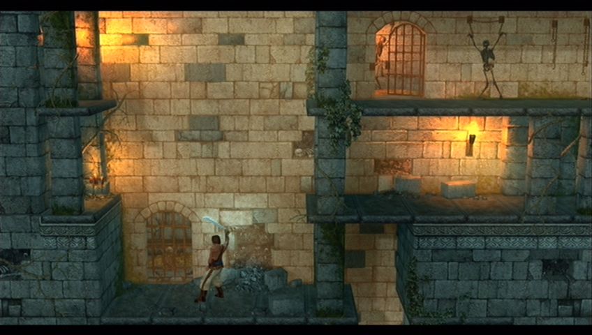 Prince of Persia Classic (Xbox 360) screenshot: Success! Found a sword!