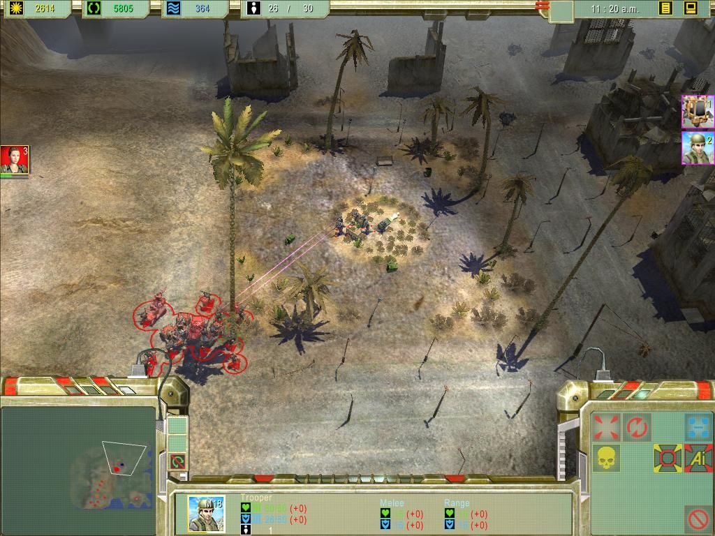 Maelstrom (Windows) screenshot: Commencing attack.