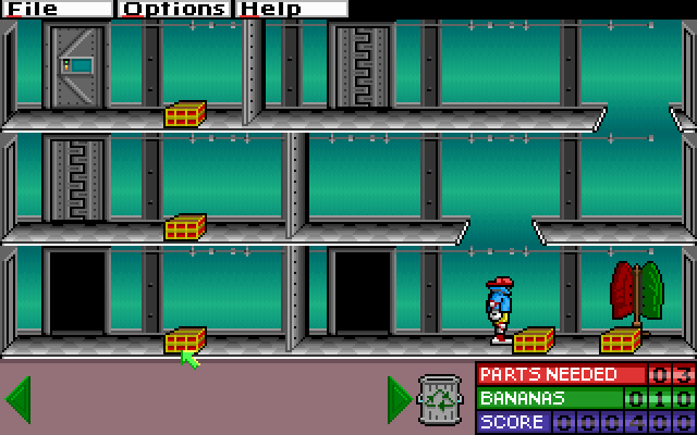 Super Solvers: Gizmos & Gadgets! (DOS) screenshot: Collecting parts