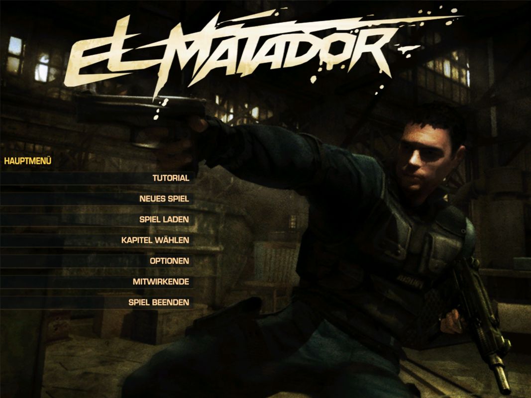 El Matador (Windows) screenshot: Main menu