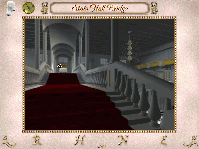 William Shakespeare's Hamlet: A Murder Mystery (Windows) screenshot: Nice 3D scenes recreate the feeling of Victorian age, as seen in the movie, opposed to the medieval setting of the actual play.