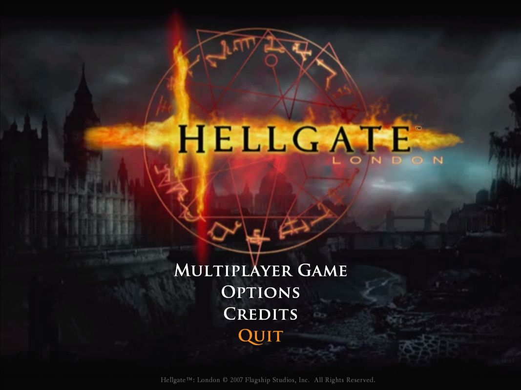 Hellgate: London (Windows) screenshot: Multiplayer Main Menu