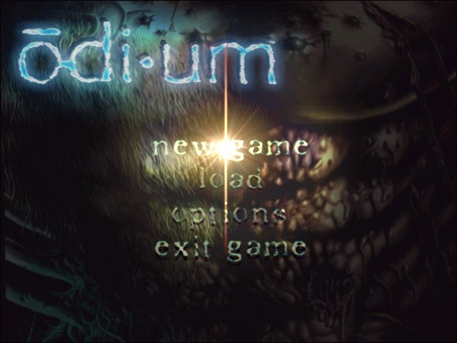 ōdi∙um (Windows) screenshot: Main menu (from the intro)