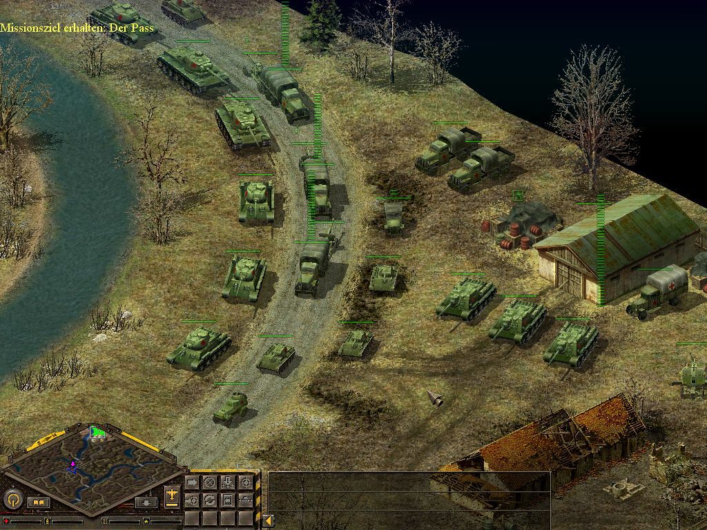 Blitzkrieg: Anthology (Windows) screenshot: Iron Division Bonus Campaign: Budapest 1944 - the Red Army is gathering