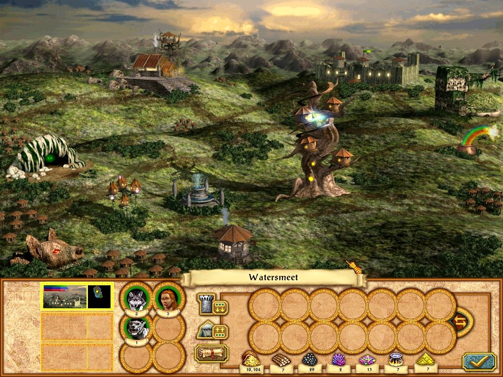 Screenshot of Heroes of Might and Magic IV: Winds of War (Windows, 2003) -  MobyGames