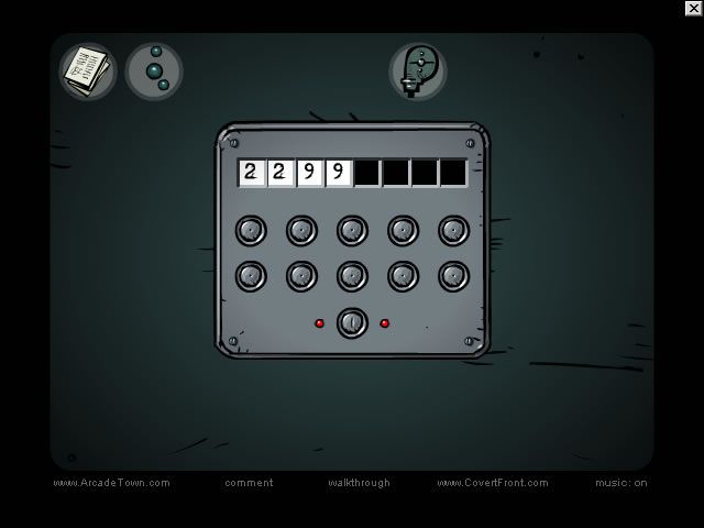 Covert Front: Episode Two - Station on the Horizon (Windows) screenshot: The code is difficult to input as all the keys have been moved around.