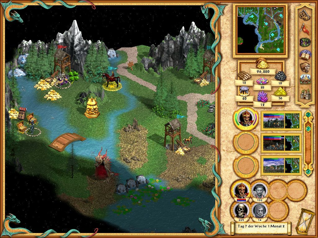 Heroes of Might and Magic IV: Winds of War (Windows) screenshot: The only grail quest you will encounter during the six campaigns.