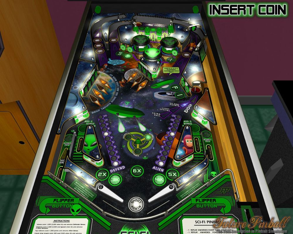 Screenshot of Future Pinball (Windows, 2004) - MobyGames