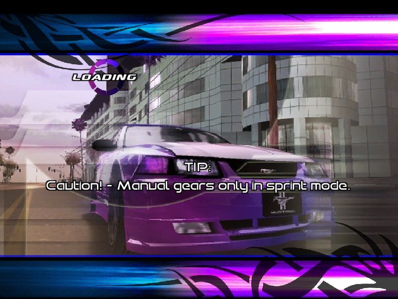Juiced (Windows) screenshot: The loading screen.