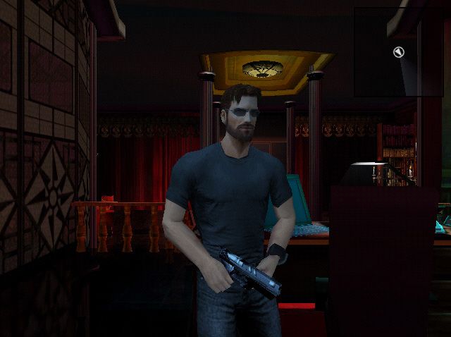 Headhunter (Dreamcast) screenshot: Jack Wade, the games hero, looking ultra cool in his shades